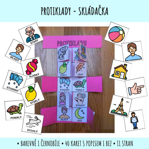 Protiklady - skládačka PDF