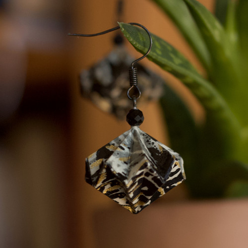 Origami náušnice – Tajemné #2 — foto 1