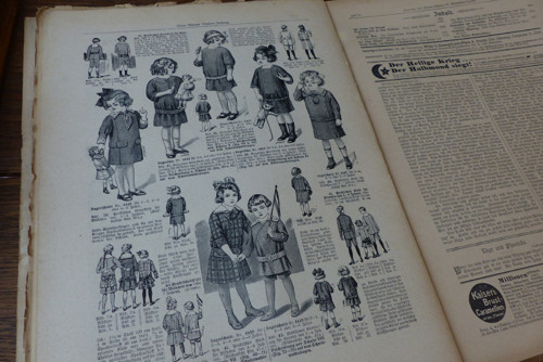 Familien und Moden Zeitung, časopis, móda 70/1915