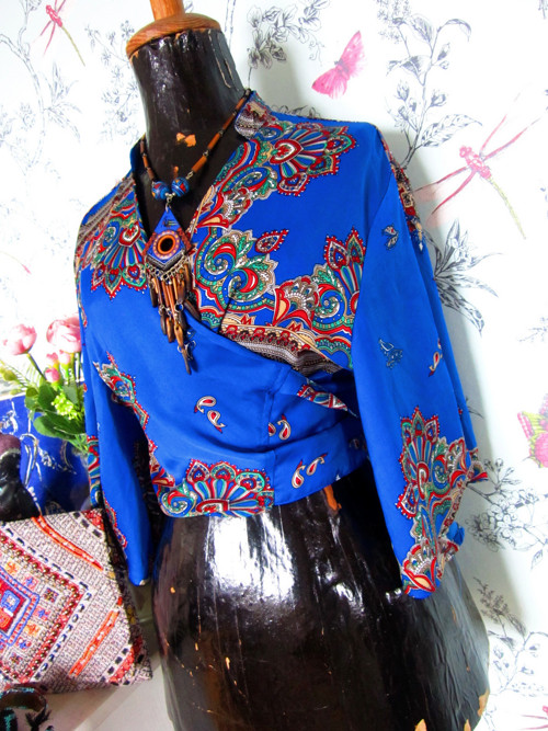Boho top zavinovací — foto 1