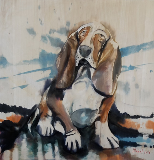 Obraz Vašeho miláčka vyřezaný do dřeva 50 x 70 cm