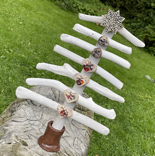 Vánoční Stromeček Driftwood A Keramika