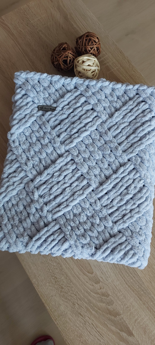 Deka Alize Puffy- Světle- modrošedá
