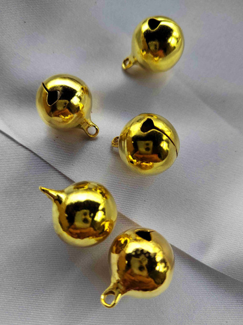 Rolničky oděvní Ø10 mm zlatá