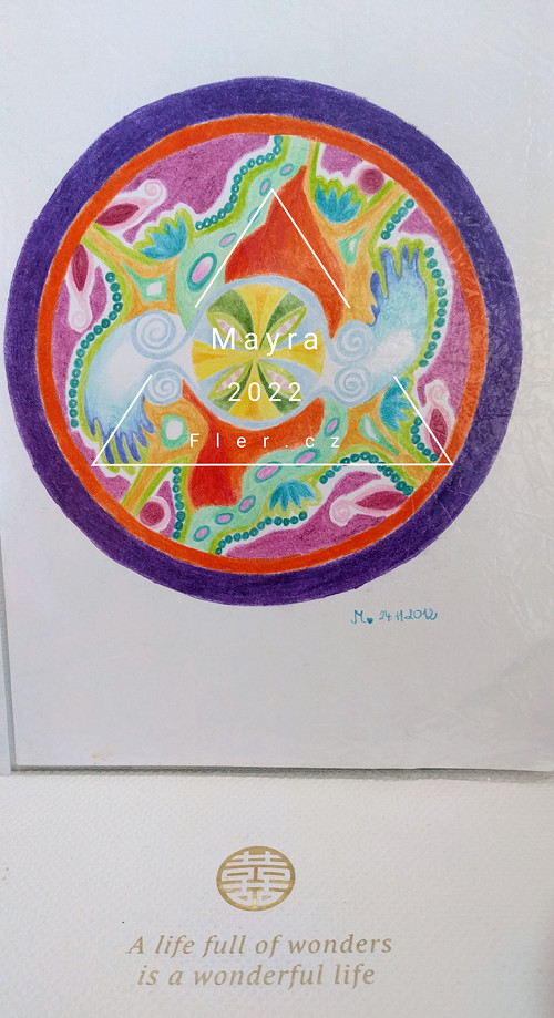 Mandala meditace obrázek