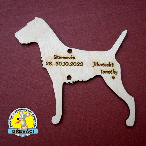 Jednoduchá dřevěná MEDAILE "Stromovka..."