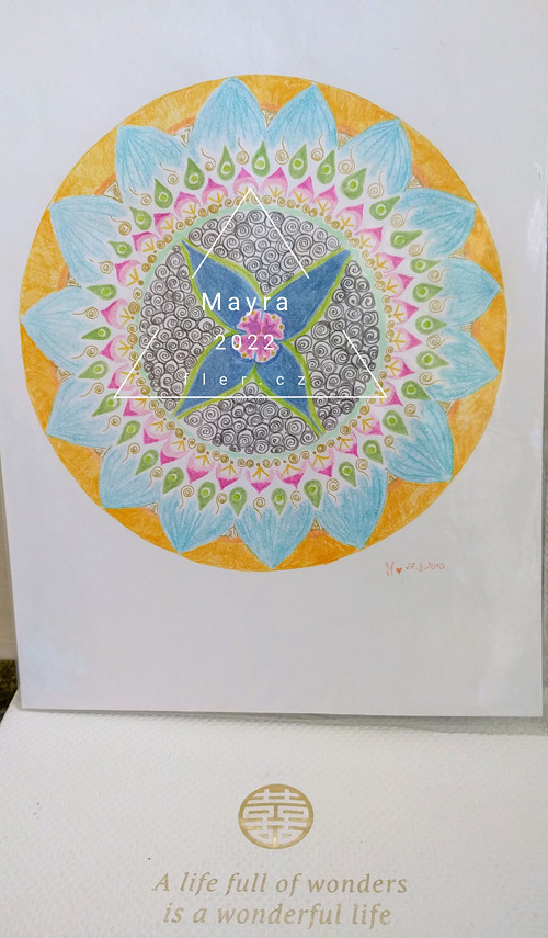 Mandala meditace obrázek