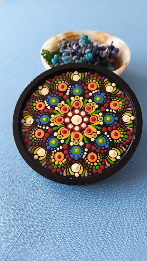 Odkládací talířek - šperkovník, mandala