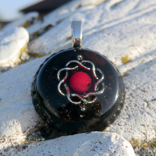 Karmický orgonit Amulet (1) - Korál — foto 1