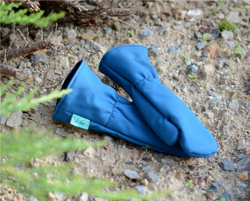 Softshellové rukavičky s fleece podš.- petrolej