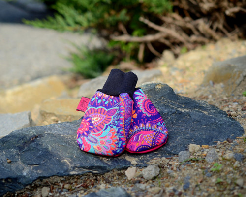 Softshellové návleky s fleece podš.-ornamenty