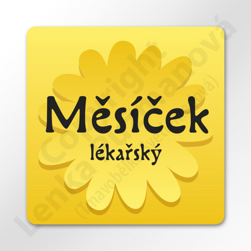 Měsíček - samolepka na kořenku