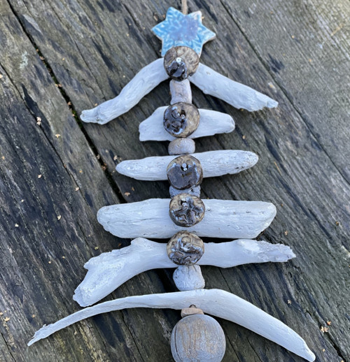 Vánoční Stromeček Driftwood Na Zavěšení