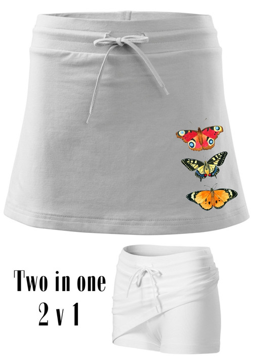 SUKNĚ SE VŠITÝMI KRAŤASY "Butterflies"