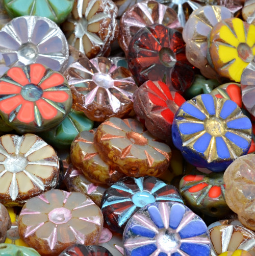 Kytičky - 12x12 mm.