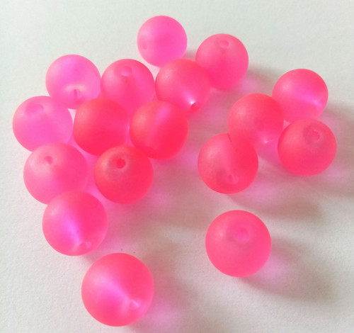 Skleněné kuličky 10mm /ledové sklo/ - 10ks