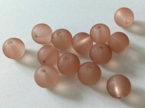 Skleněné kuličky 10mm /ledové sklo/ - 10ks