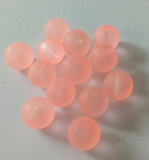 Skleněné kuličky 10mm /ledové sklo/ - 10ks