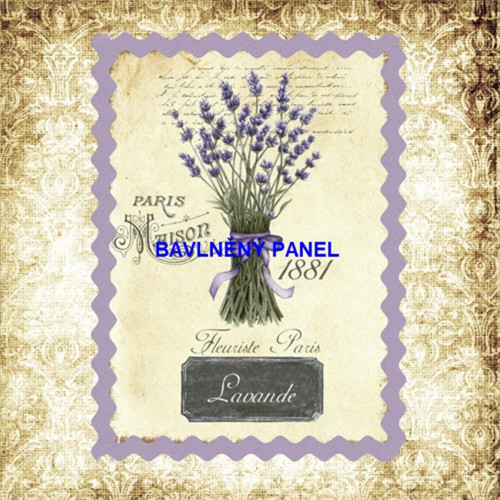 Bavlněný panel 15x15 cm - skladem