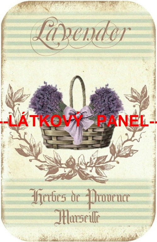 Bavlněný panel 13x20 cm - skladem