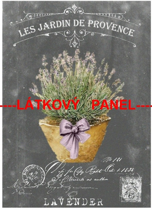 Bavlněný panel 13x20 cm - skladem