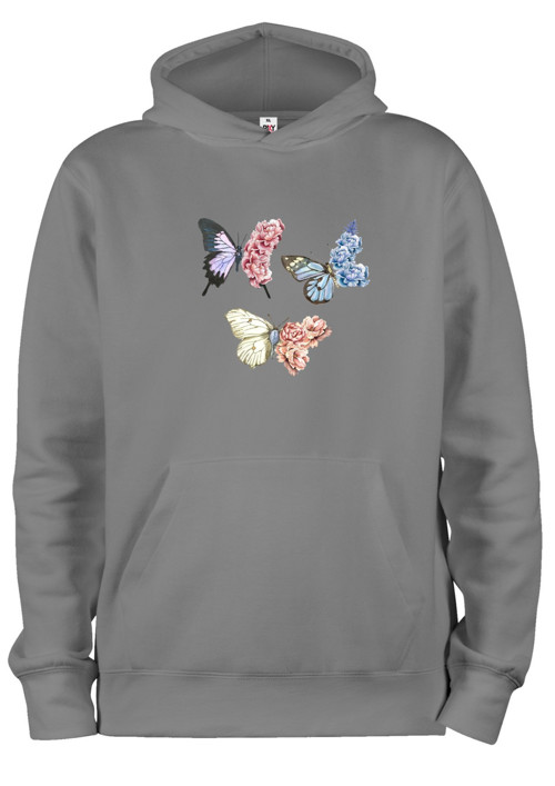UNISEX MIKINA "Blooming Butterflies"