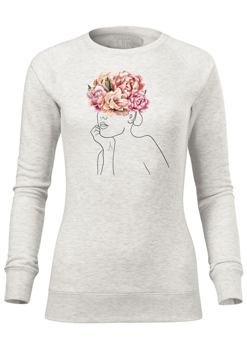 Dámská mikina "Peony Hair"