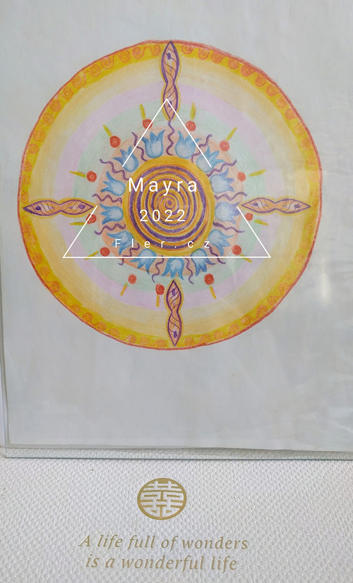 Mandala meditace obrázek