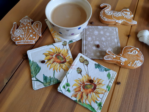 Podkafíčka, prostírání - slunečnice — foto 1