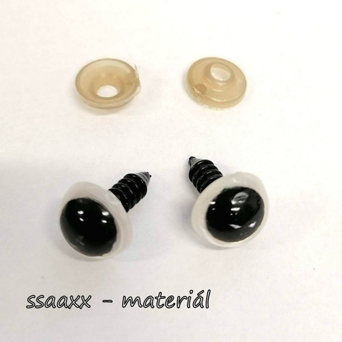 Bezpečnostní oči ~ 12 mm ~ bílé
