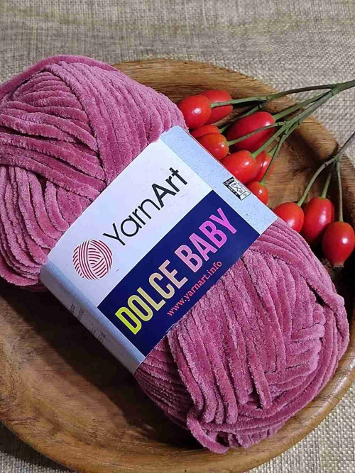 Pletací příze YarnArt Dolce Baby 50 g 751 starorůž