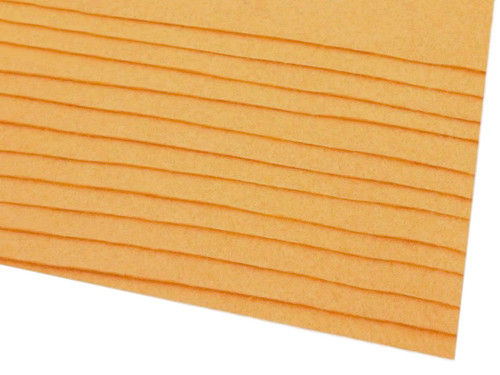 Filc/plsť 1,4mm, 20x30cm světle oranžová, 1ks