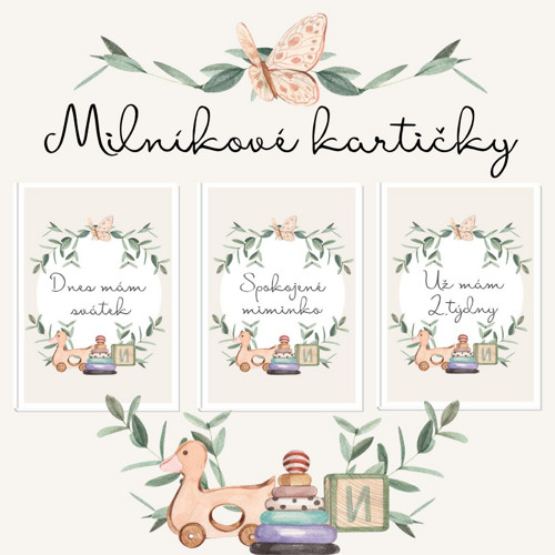 Milníkové kartičky - Uni