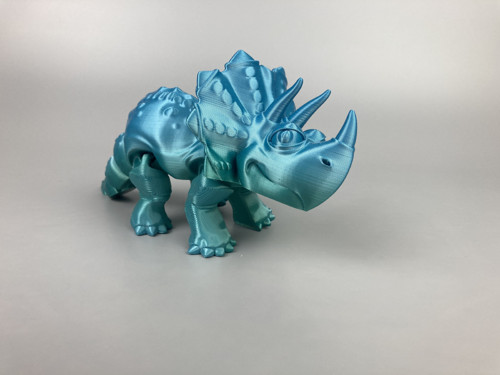 Veselý Triceratops - 17 cm, 3D tisk — foto 1