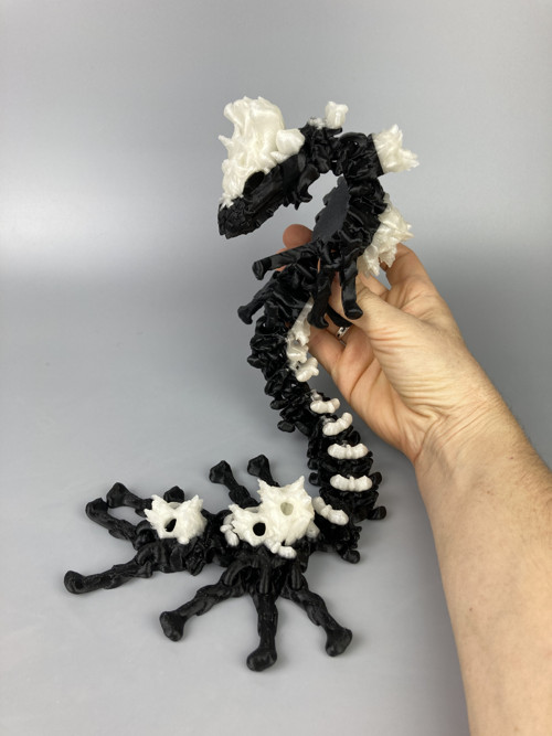 Dračí kostlivec - 48cm, 3D tisk — foto 1
