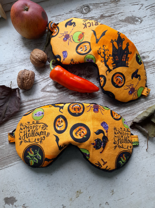 Maskana spaní, na oči-halloweenská