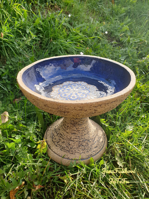 Nádherne pítko pro ptáky -mandala :-) 6 — foto 1
