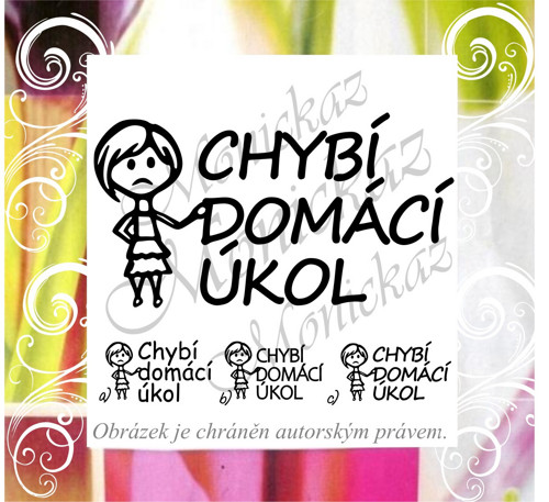 Chybí domácí úkol učitelka 880 c). Razítko.