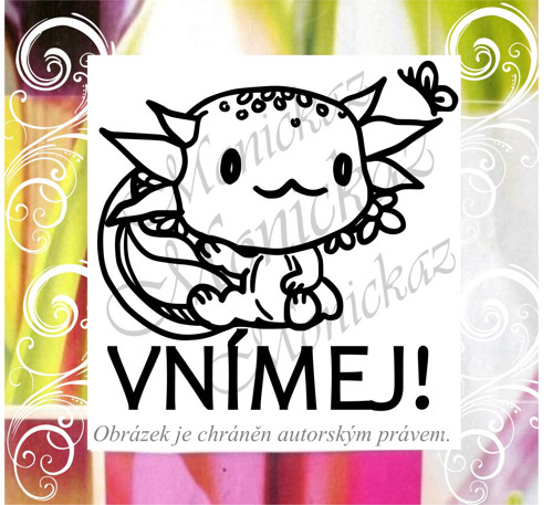 Vnímej Axolotl 874. Razítko. — foto 1