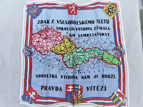 X. všesokolský slet - šátek — foto 1