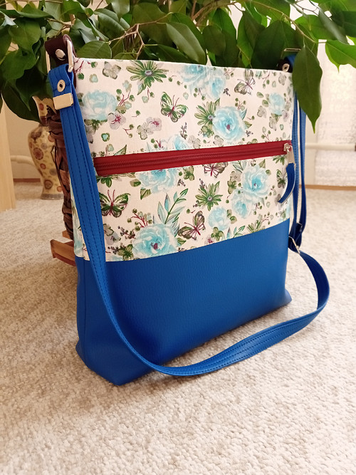 Crossbody- modrá — foto 1