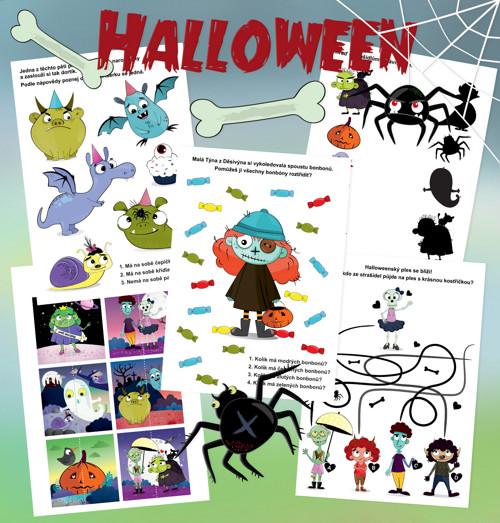 Pracovni listy - HALLOWEEN - K tisku