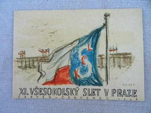 XI. Všesokolský slet v Praze - pohlednice 9