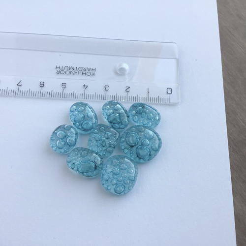 Tyrkysové pecičky 8 ks/ 075a — foto 1
