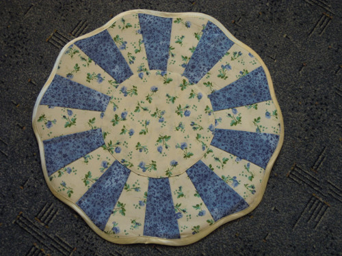 Dečka patchwork kulatá 44 cm — foto 1