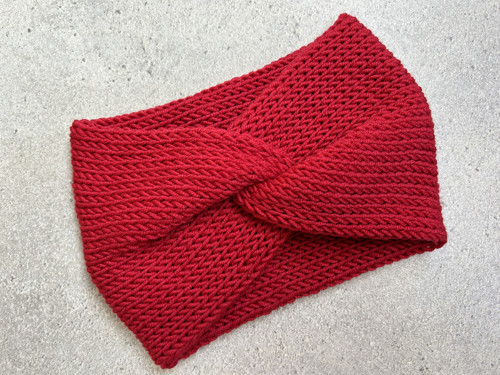 ROUGE - Pletená merino čelenka