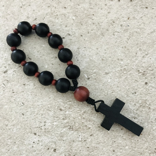 Růženec dřevěný - desátek — foto 1