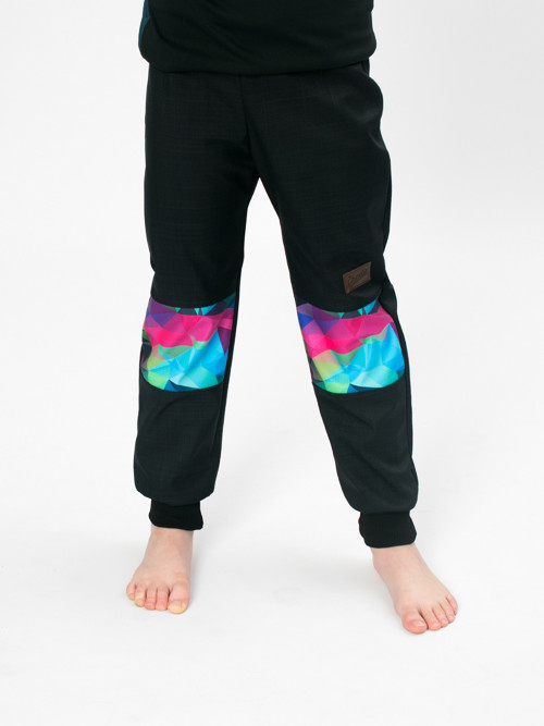 Drexiss jaro/podzim soft BLACK-SHAPES COLOURS-PINK
