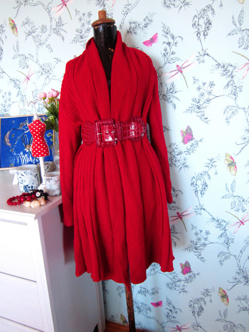 Kardigan wrap red — foto 1