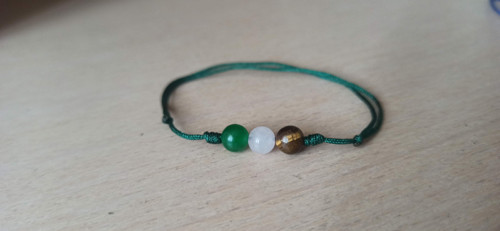 Shamballa náramek se třemi mineraly
